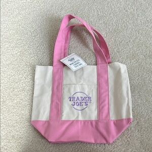 Pink and Cream Tote Bag